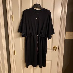 Nike crew neck drawstring dress.